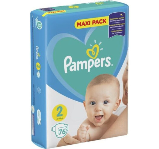 Подгузники Pampers Active Newborn Baby Размер 2 (4-8 кг), 76 шт (8001090950574), фото №3
