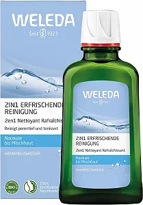 Очищувальний засіб і тонік 2-в-1 Weleda Organic Refreshing 100 мл - Фото 1