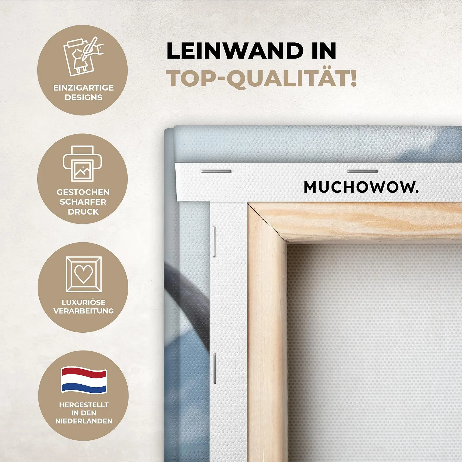 Картина на полотні MuchoWow Шотландська корова 80 x 120 см, фото №3