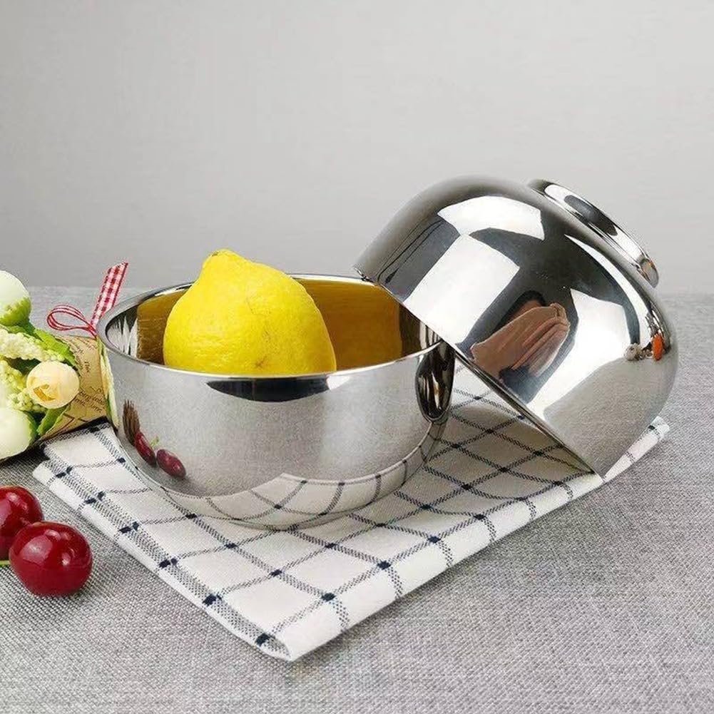 Миска Uttasu для рисового супа теплоизолированная из нержавеющей стали двухстенная легко моющаяся, фото №4