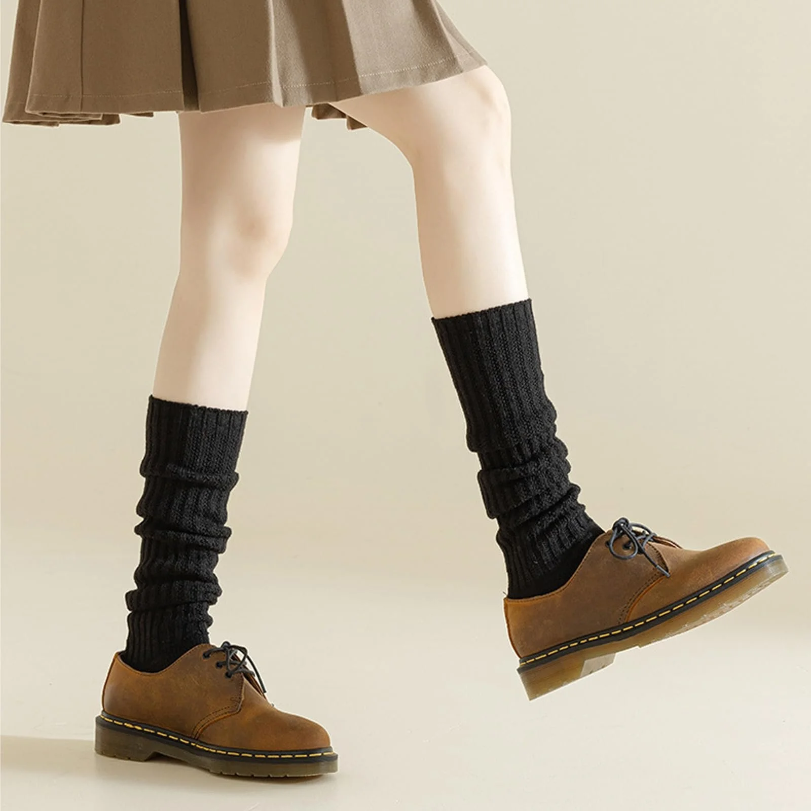 Шкарпетки Slouch для жінок 3 пари, подовжені шкарпетки до колін, фото №7