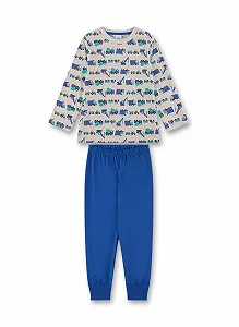 Пижама Sanetta для мальчиков Длинная Бежевый - Фото 1