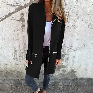 Пальто Жіноче Тренч Зимовий Довгий Рукав synthetic.ua - Фото 1