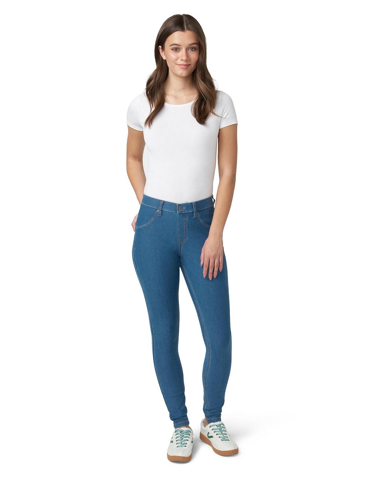 Леггинсы HUE Essential Denim Женские Джинсовые, фото №6