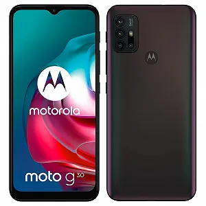Смартфон Motorola Moto G30 6.5" 64MP 6/128GB 5000mAh Dual SIM Android 11 Dark Pearl + захисний чохол - Фото 1