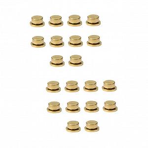 Украшения для ногтей 20шт Высокоскоростное вращение Золотые медные детали для уникальных ногтей и дизайна ногтей - Фото 1