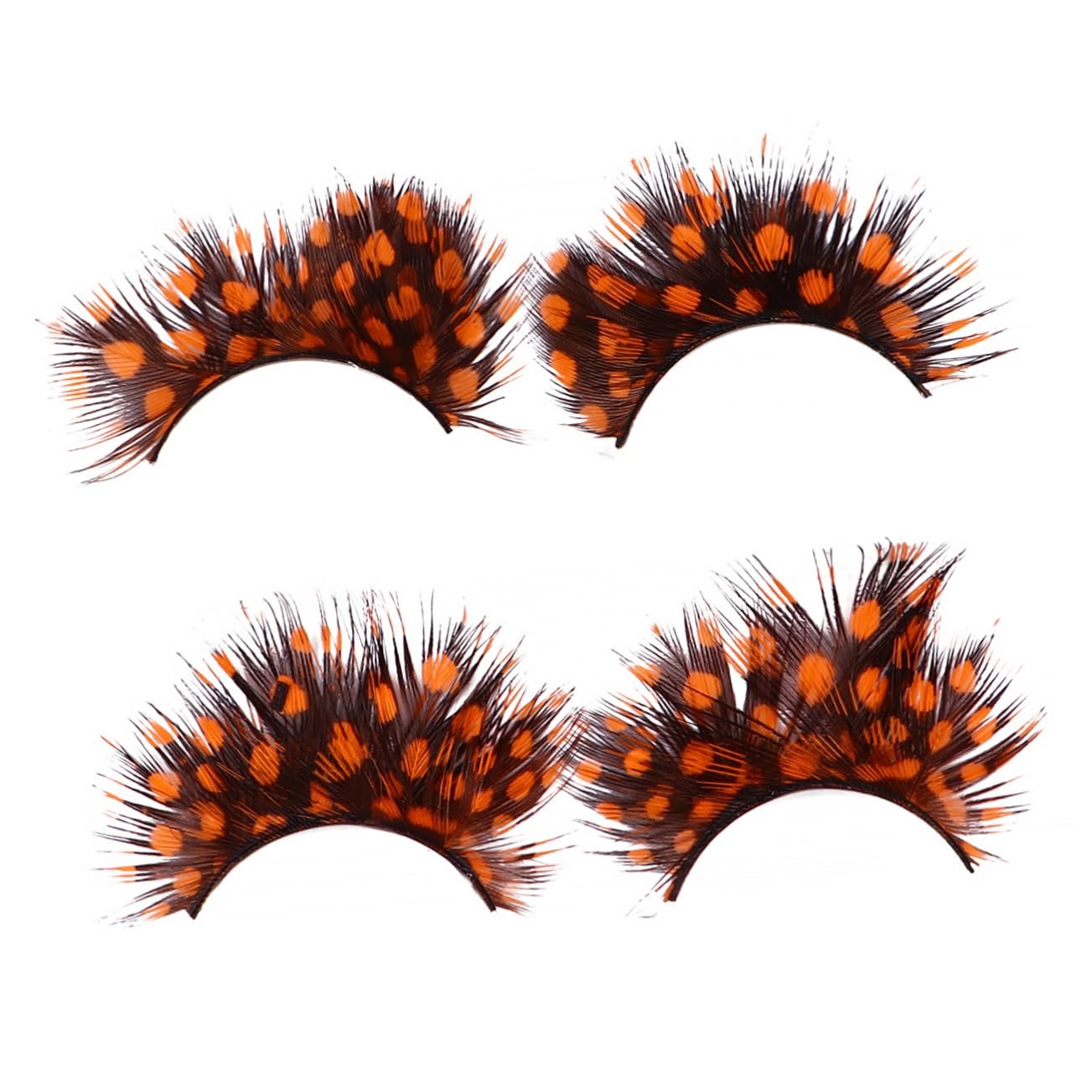 Искусственные Ресницы Halloween Handgemachte Full Orange, фото №1