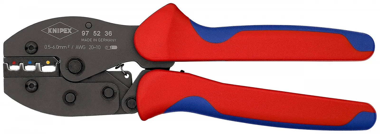 Набір Knipex PreciForce 97 52 36 кліщі обтискні 220 мм та PreciStrip16 автоматичний стрипер 0.08-16 мм² у блістері, фото №2