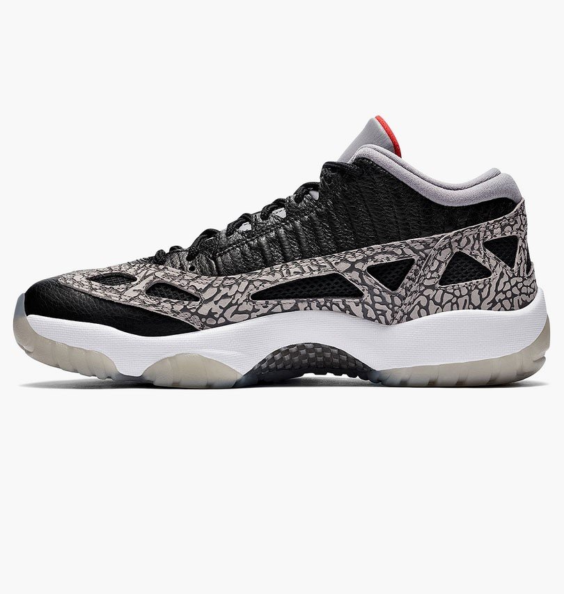 Кросівки Jordan 11 Retro Low Ie Black Cement 43, фото №1