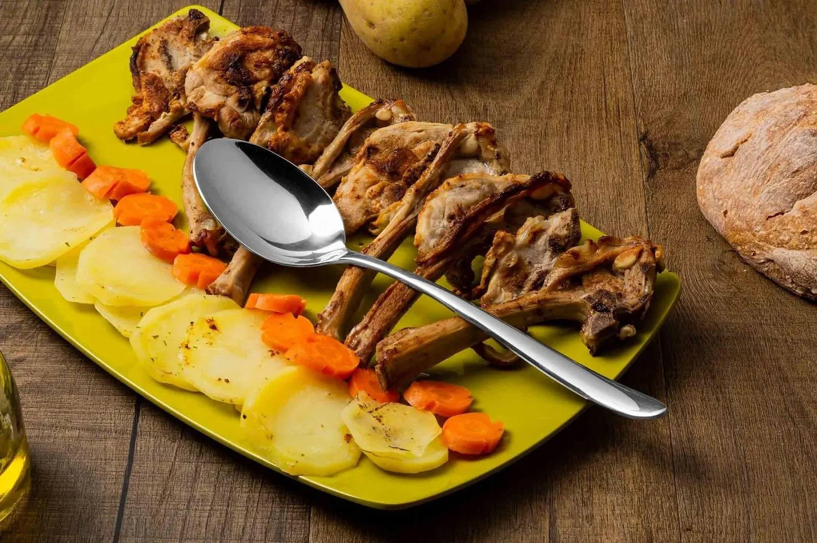 Ложка для Сервірування Arcos Serie Berlin Сріблястий колір, фото №6