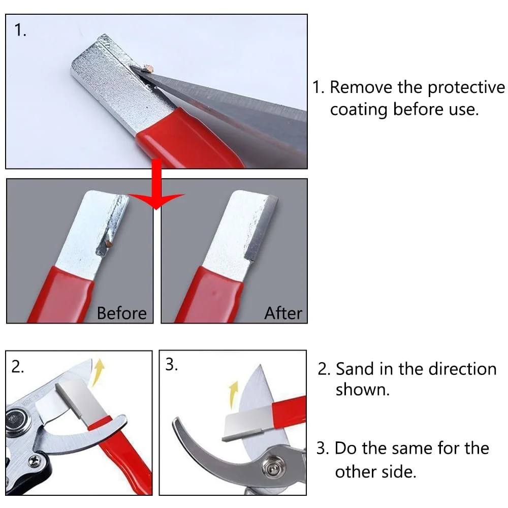 Точилка для сокир 4.21 x 0.47 дюйма з нековзним гумовим чохлом багатофункціональна, фото №7