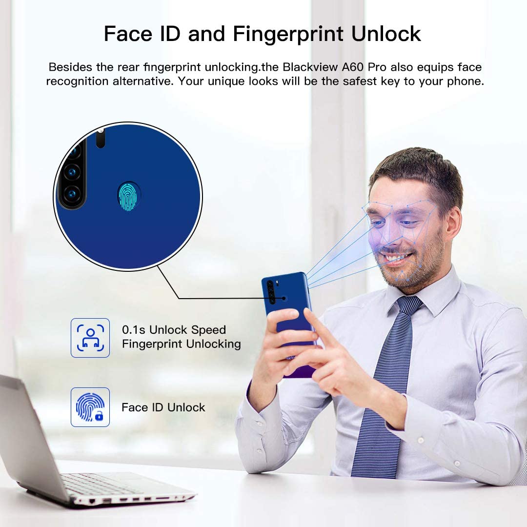 Смартфон 6.49" Blackview A80 Pro 4/64Gb 4G Face ID 2-SIM Android 9 4 ядра Red, фото №2