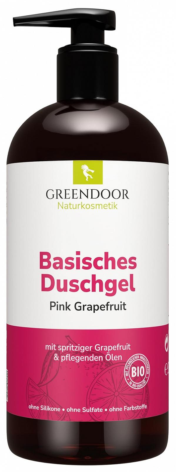 Щелочной гель для душа Greendoor Pink Grapefruit 250 мл Без силикона Без сульфатов Без консервантов, фото №1 Щелочной гель для душа Greendoor Pink Grapefruit 250 мл Без силикона Без сульфатов Без консервантов, фото №1