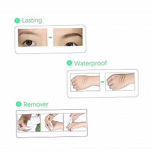 Олівець для брів водостійкий 4D косметичний темно-коричневий synthetic.ua - Фото 1