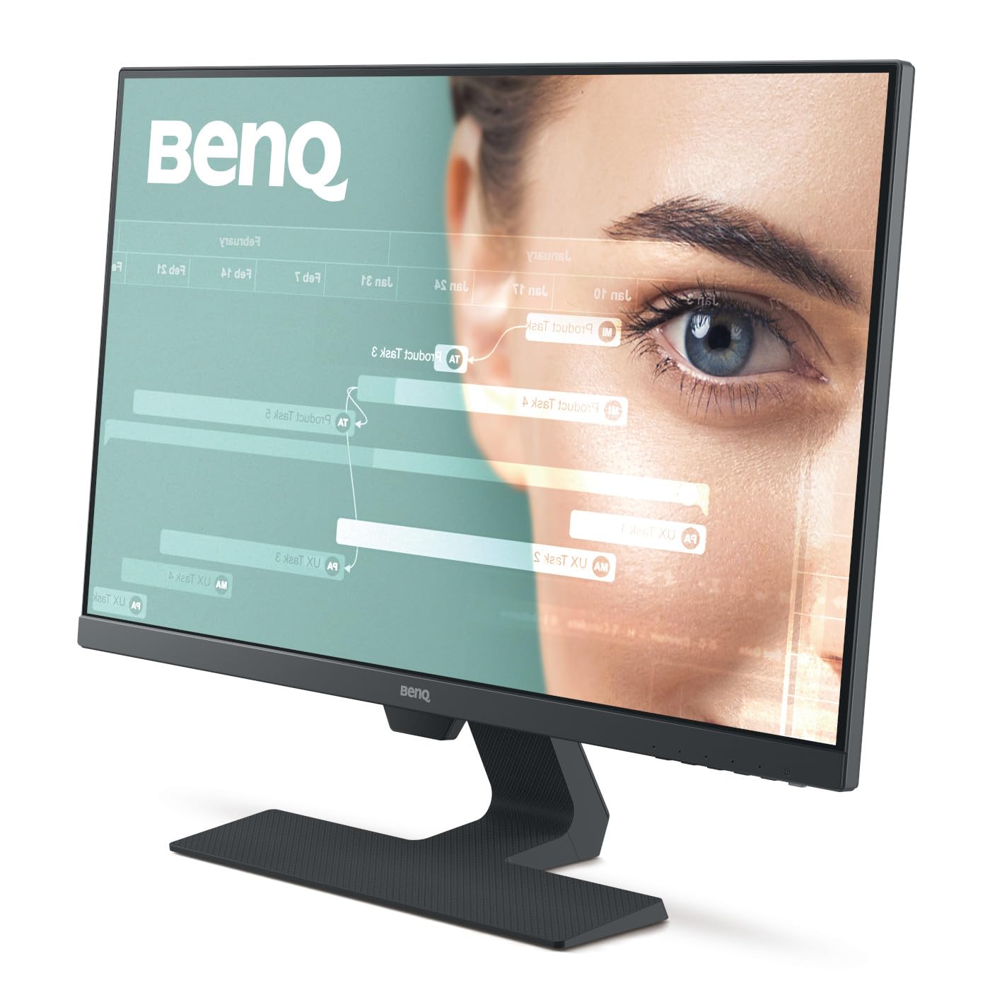 Монитор BenQ GW2480 23.8 дюймов ИПС Full HD черный, фото №4