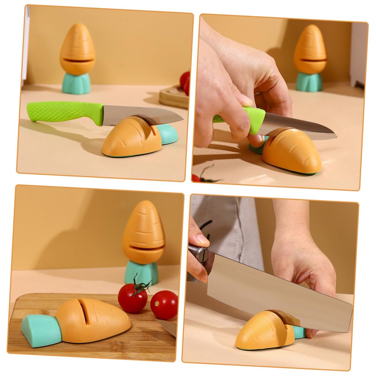 Камені точильні Mini у формі моркви 4 шт., фото №3