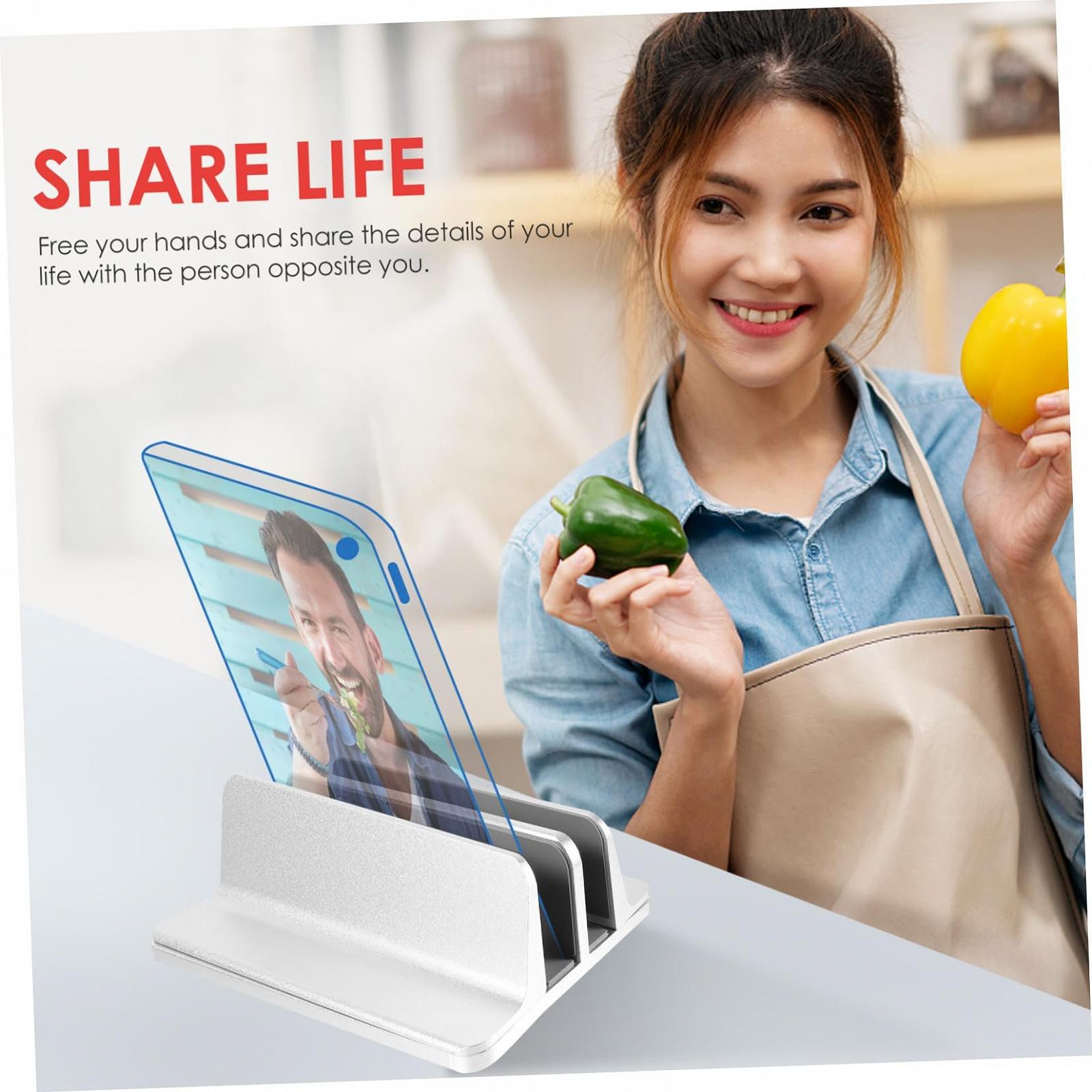 Вертикальна Підставка Artibetter Для ноутбука та планшета з алюмінієвого сплаву з широкою основою, фото №8