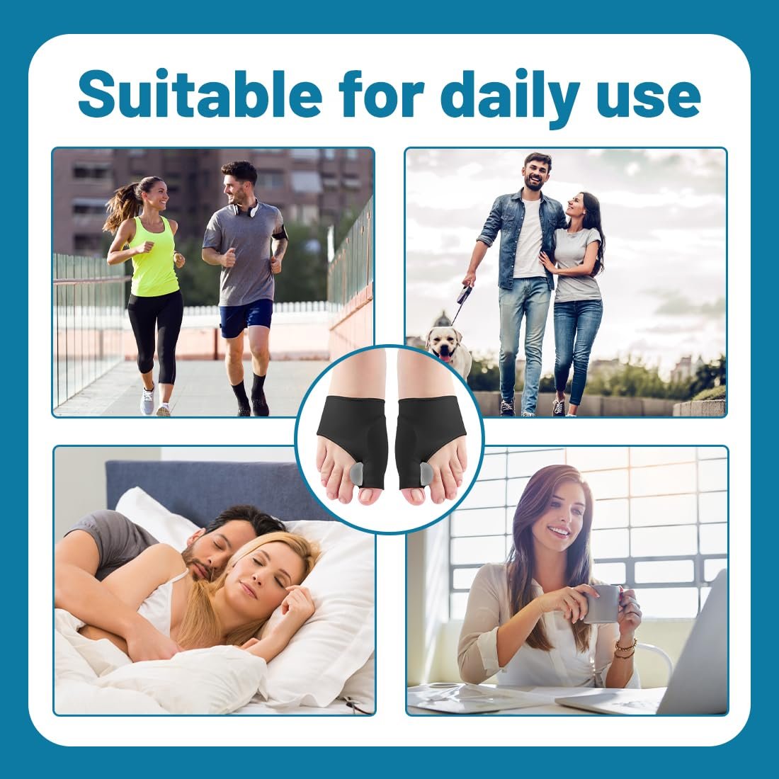 Шкарпетки для корекції великого пальця стопи Hallux Valgus, для полегшення болю, фото №6 Шкарпетки для корекції великого пальця стопи Hallux Valgus, для полегшення болю, фото №6