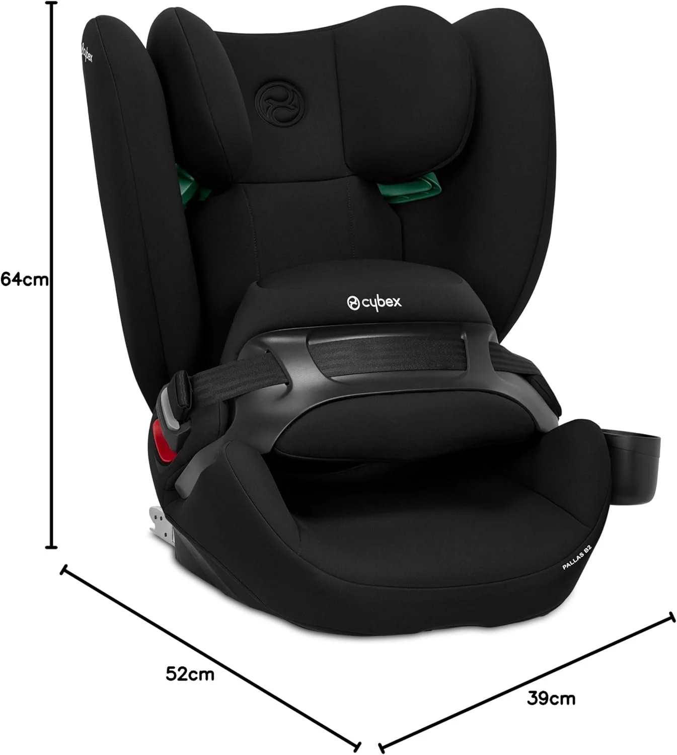 Дитяче автокрісло Cybex Silver Pallas B2 i-Size / ISOFIX / 9-50 кг / від 15 місяців до 12 років / Чорний, фото №7 Дитяче автокрісло Cybex Silver Pallas B2 i-Size / ISOFIX / 9-50 кг / від 15 місяців до 12 років / Чорний, фото №7