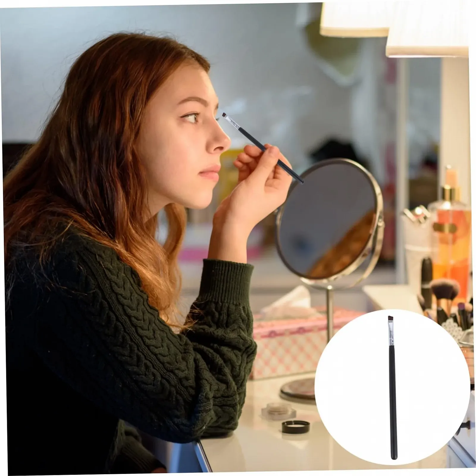 Пензлі для брів Ipetboom Кутовий Аплікатори для макіяжу, фото №3