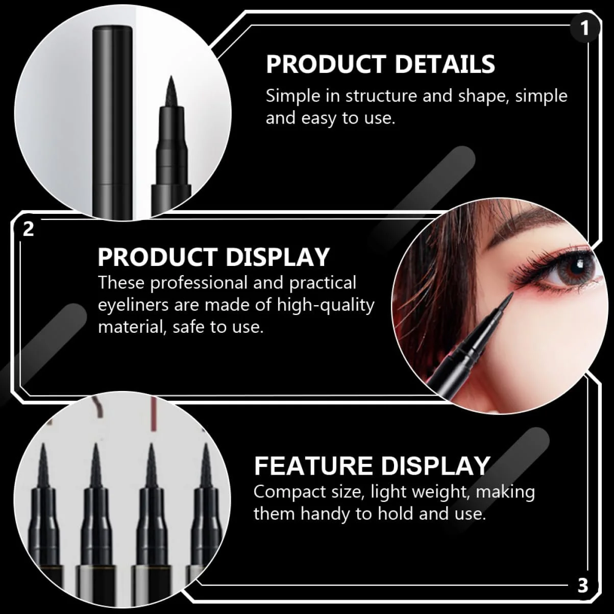 Олівець для очей Beaupretty Різнокольорові, фото №5 Олівець для очей Beaupretty Різнокольорові, фото №5