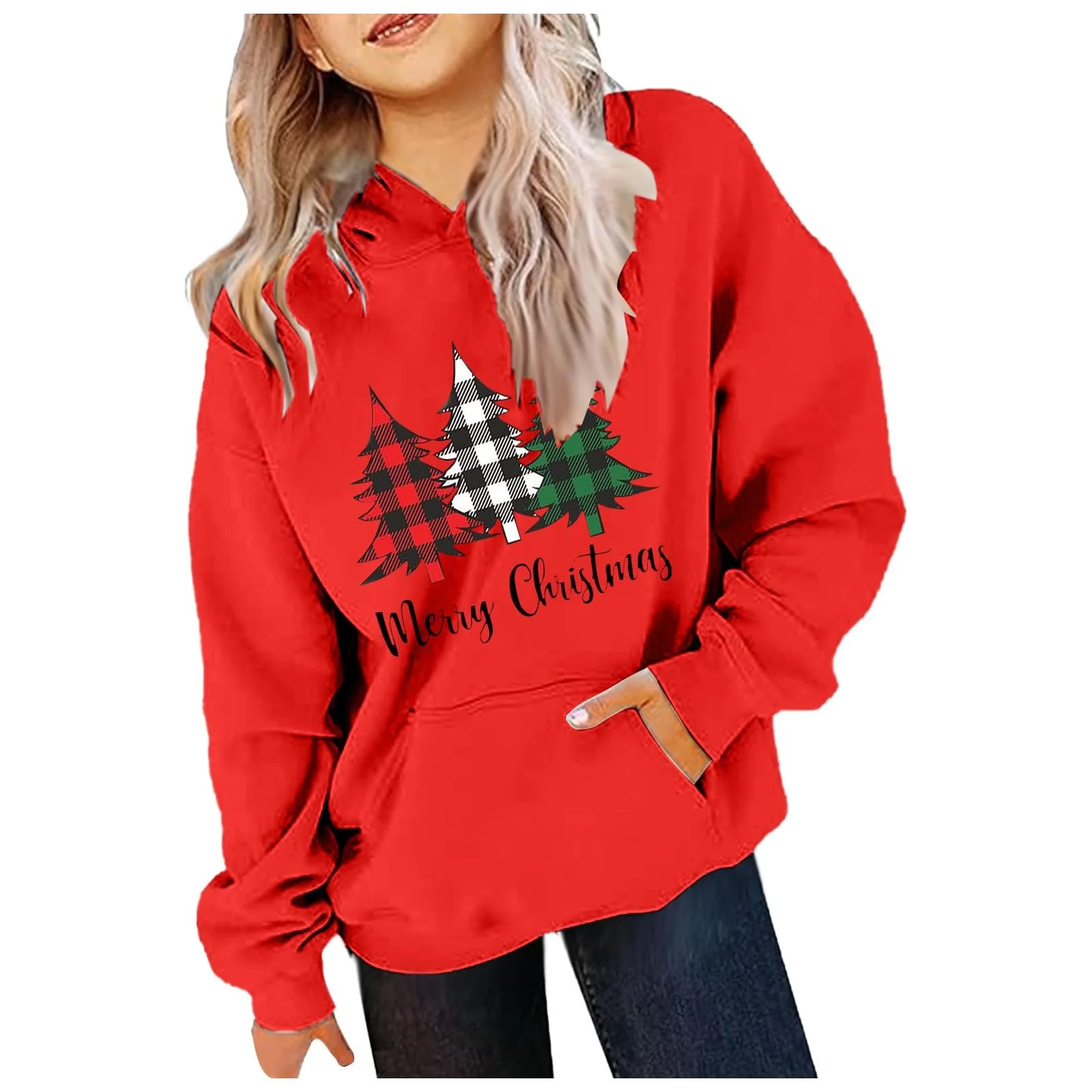 Рождественский свитер для мальчиков 152 - Теплая толстовка с принтом рождественской елки для детей, фото №2 Рождественский свитер для мальчиков 152 - Теплая толстовка с принтом рождественской елки для детей, фото №2