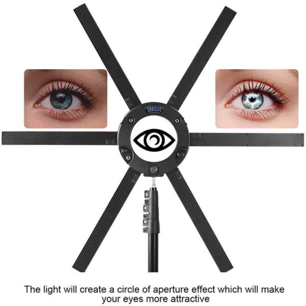 Кольцевая лампа GVM 600S-02 Черный, фото №7 Кольцевая лампа GVM 600S-02 Черный, фото №7