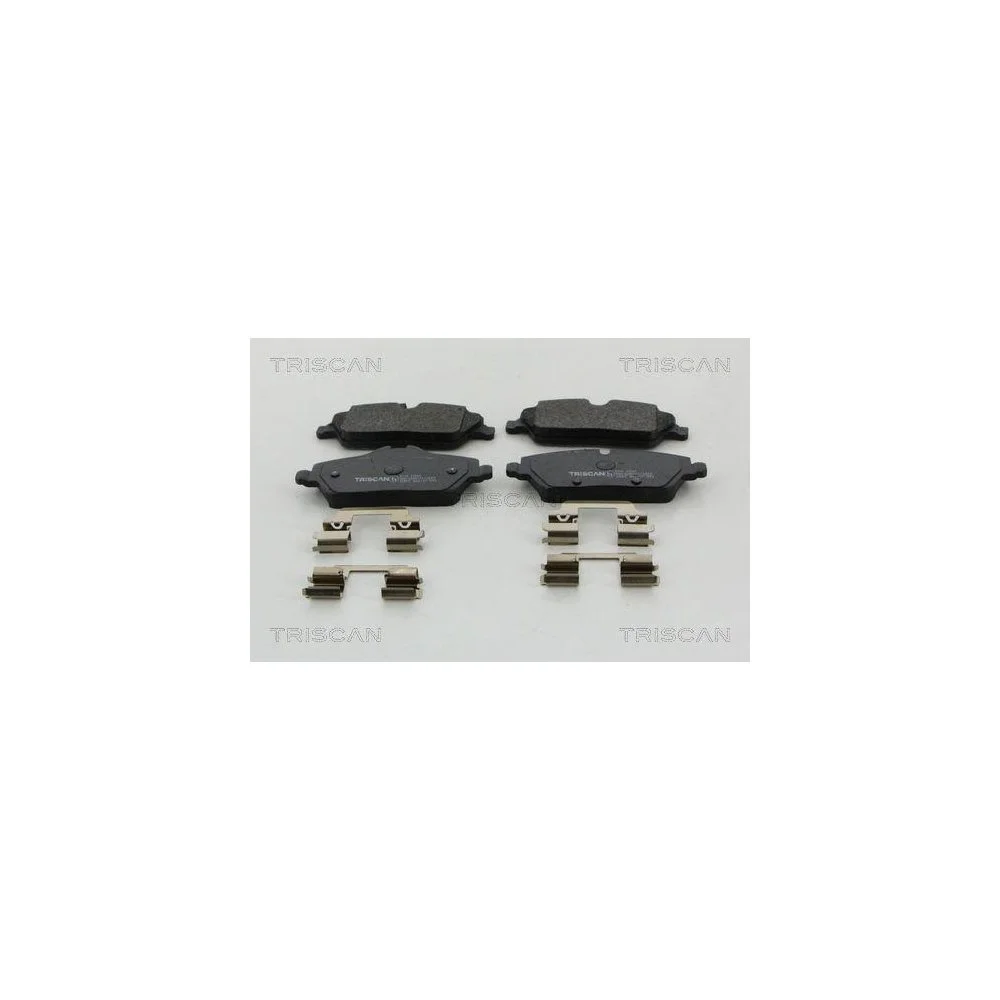 Комплект гальмівних колодок, дискове гальмо TRISCAN 8110 11061 для BMW, передня вісь, фото №1