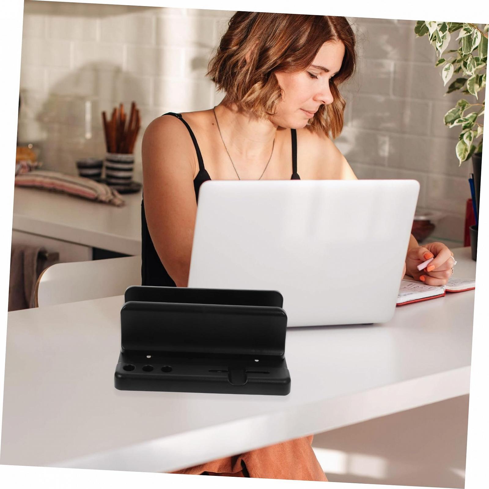 Подставка для ноутбука вертикальная Черный, фото №6 Подставка для ноутбука вертикальная Черный, фото №6