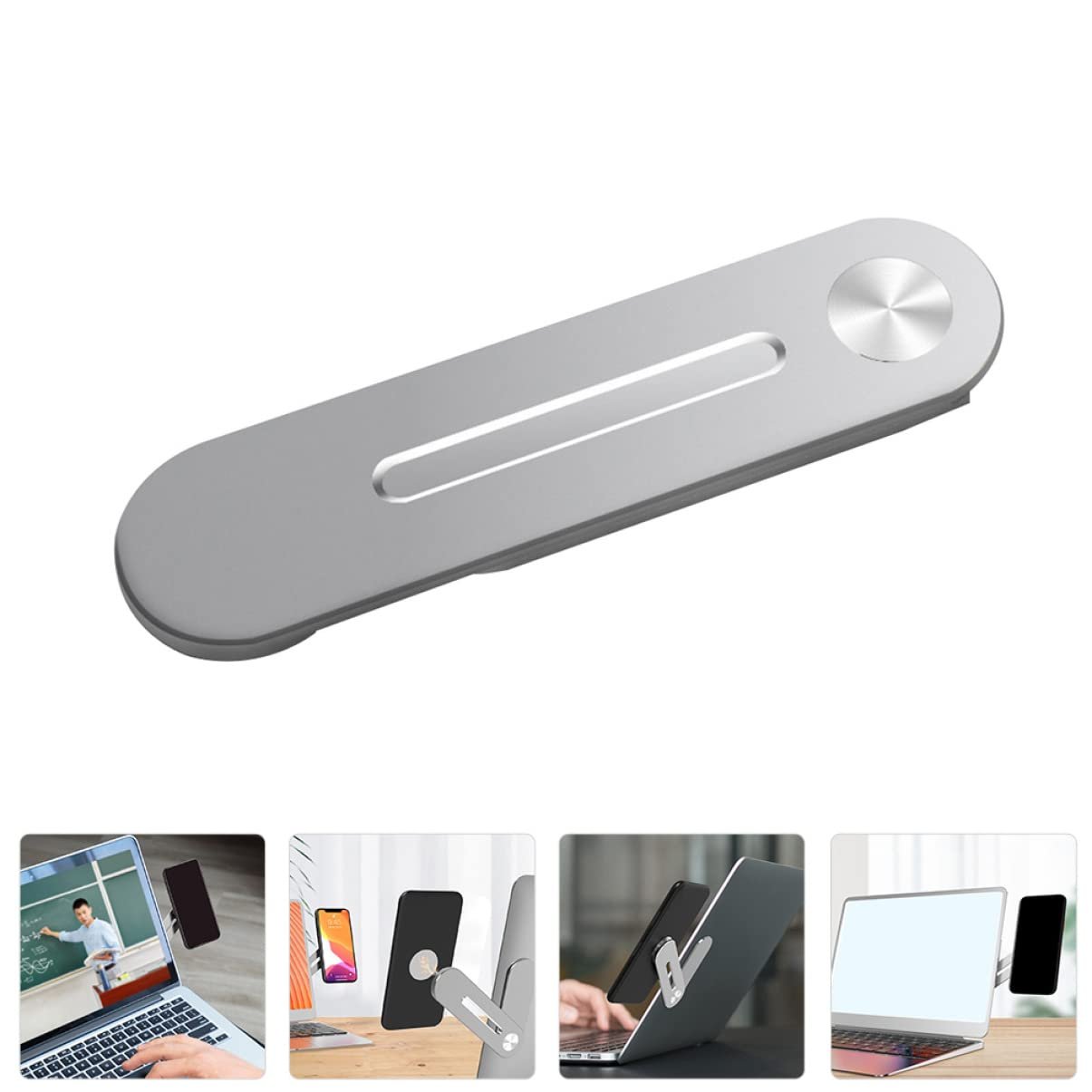 Магнитный Держатель для Телефона для Ноутбука Алюминиевый Сплав Компактный Складной для Офиса и Смартфона, фото №7