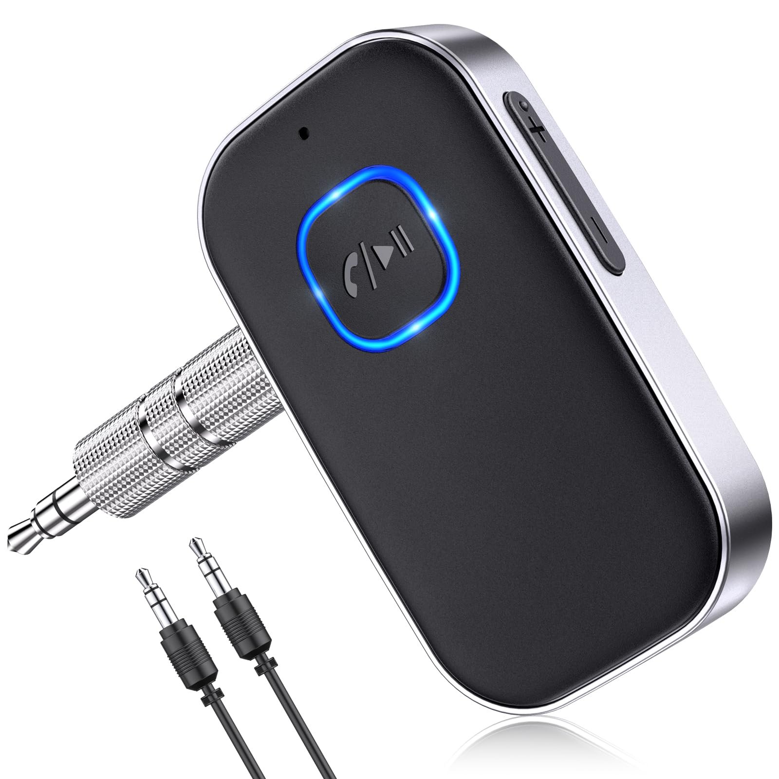 Адаптер Bluetooth 5.3 Glangeh, 3,5 мм Aux, с шумоподавлением, 16 часов в режиме ожидания, для автомобильной аудиосистемы, наушников, динамиков, стереоусилителей, фото №1