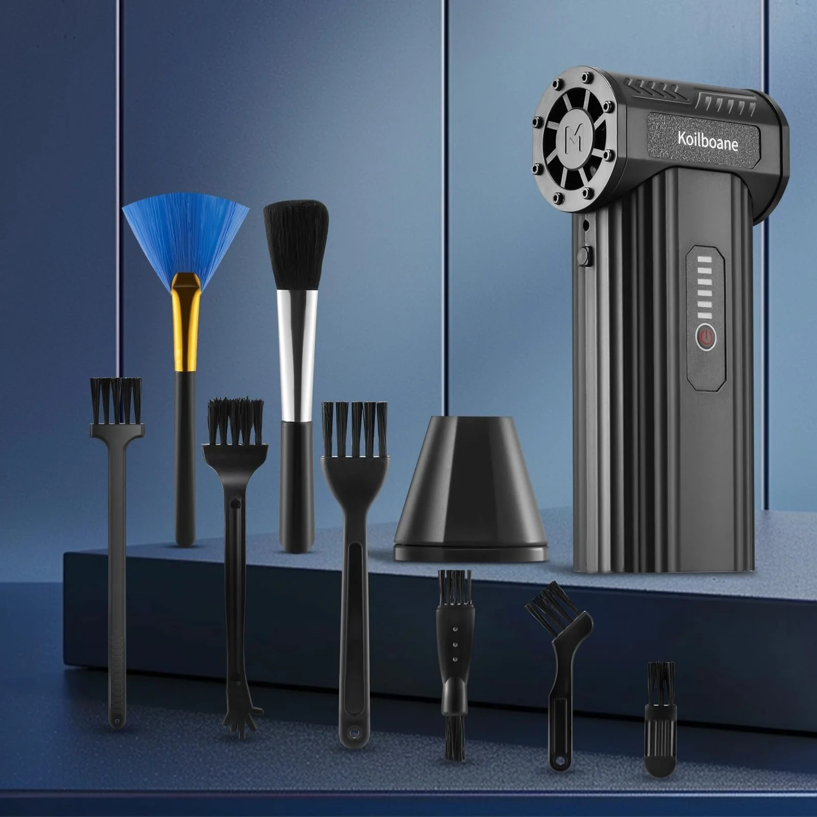 Електрична повітродувка 150,000 RPM 8000 mAh з магнітною насадкою, фото №9