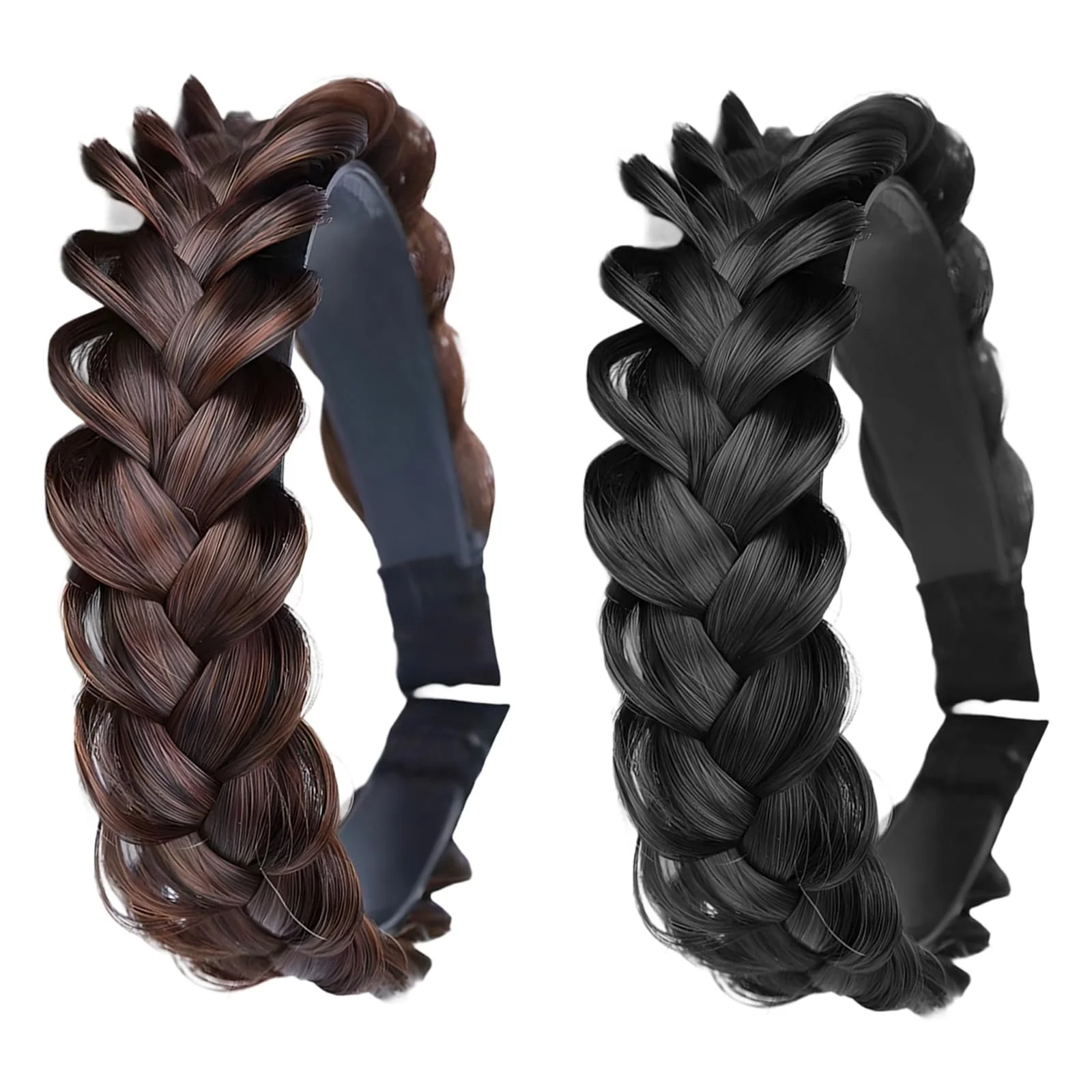 Обруч Плетеные повязки для волос 2 шт, фото №1 Обруч Плетеные повязки для волос 2 шт, фото №1