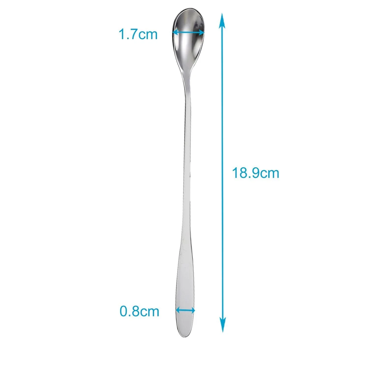 Десертна ложка з нержавіючої сталі, набір 12 штук, 19 см, довга, фото №2 Десертна ложка з нержавіючої сталі, набір 12 штук, 19 см, довга, фото №2