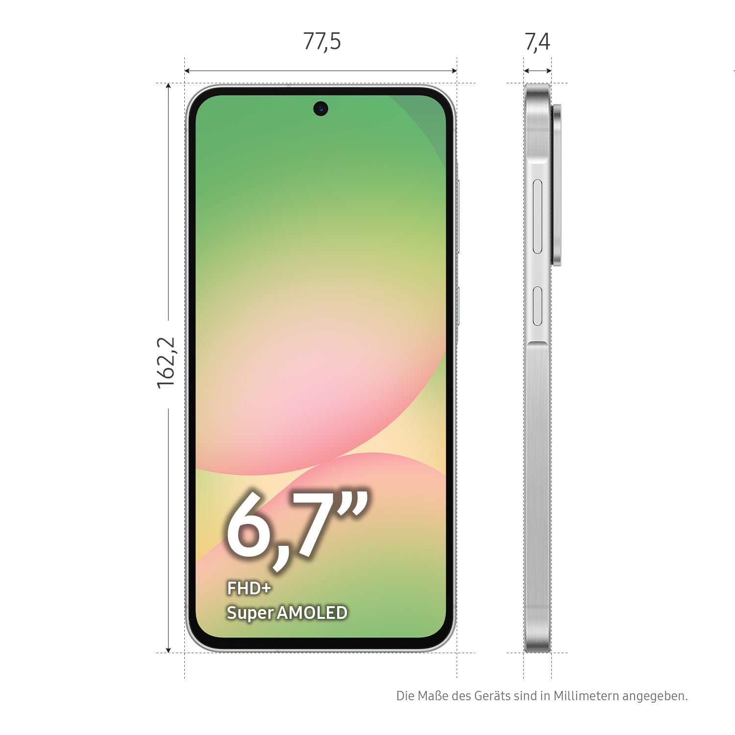 Смартфон Samsung Galaxy A56 5G AI 8 ГБ RAM 256 ГБ 50 Мп Потрясающий светло-серый, фото №7 Смартфон Samsung Galaxy A56 5G AI 8 ГБ RAM 256 ГБ 50 Мп Потрясающий светло-серый, фото №7