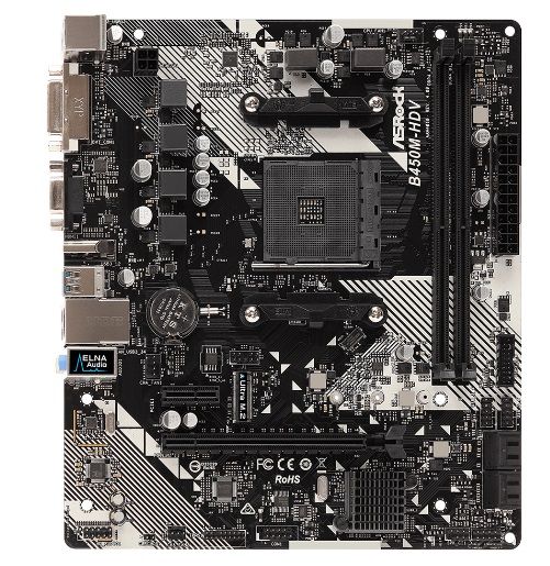 Материнська плата ASRock B450M-HDV R4.0 Socket AM4 , фото №2