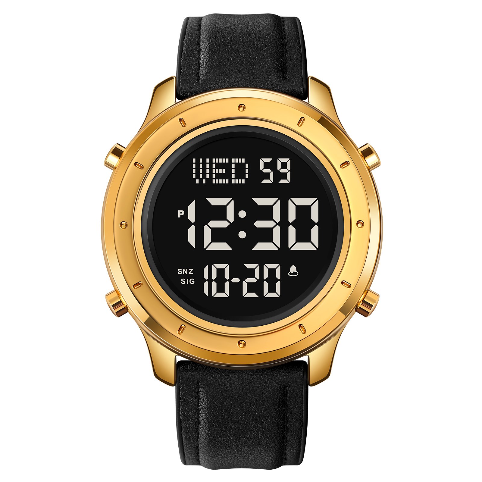 Годинник Skmei 1864LGDBK Gold-Black Leather SALE, фото №1