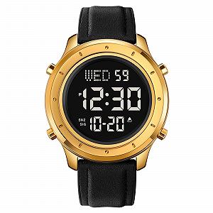 Годинник Skmei 1864LGDBK Gold-Black Leather SALE - Фото 1