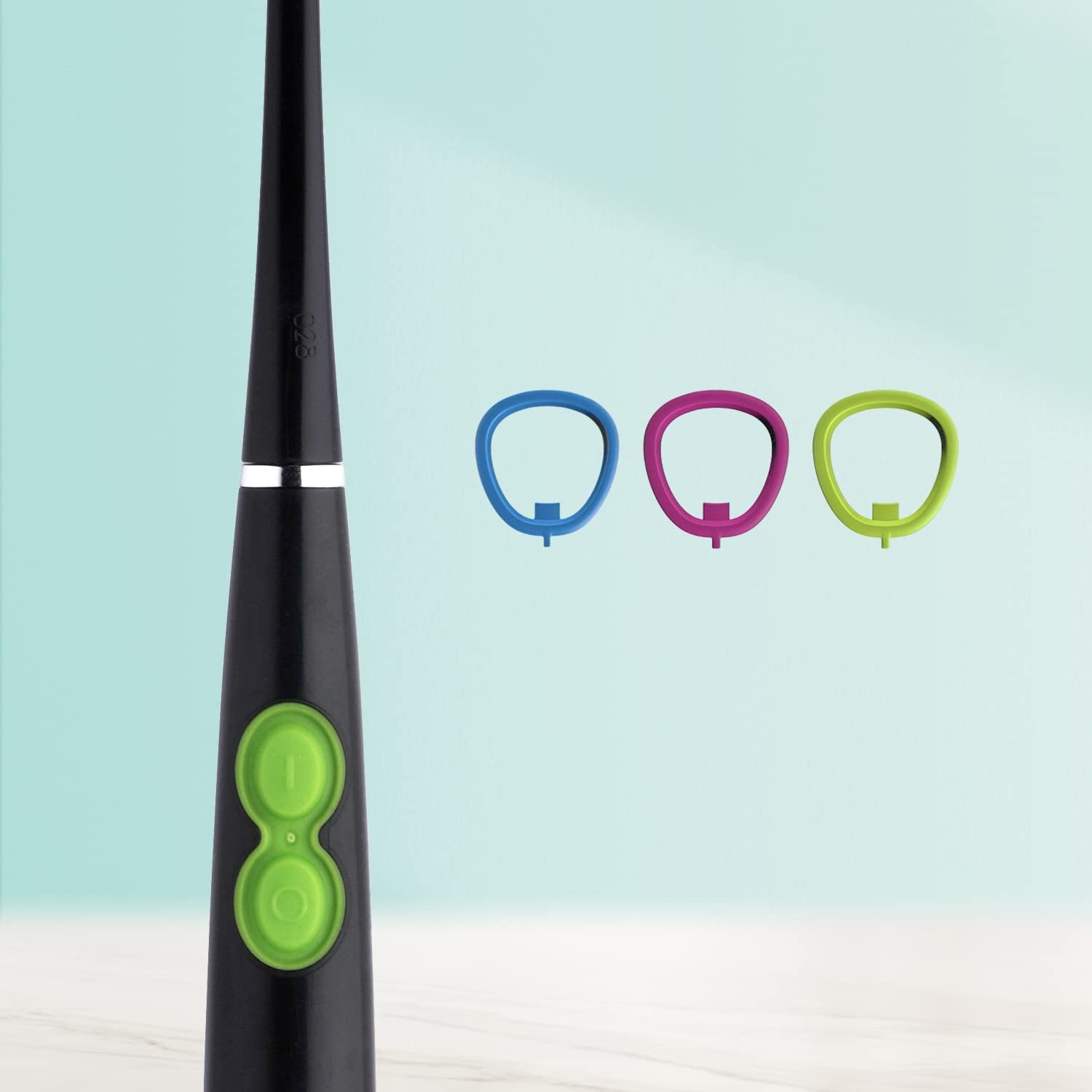 Електрична звукова зубна щітка GUM Sonic Daily 1 щітка Батарейка Чорний, фото №6