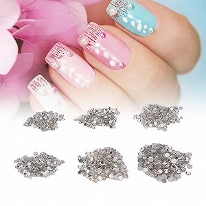 Стрази для нігтів Білий, 1 пакетик synthetic.ua - Фото 1