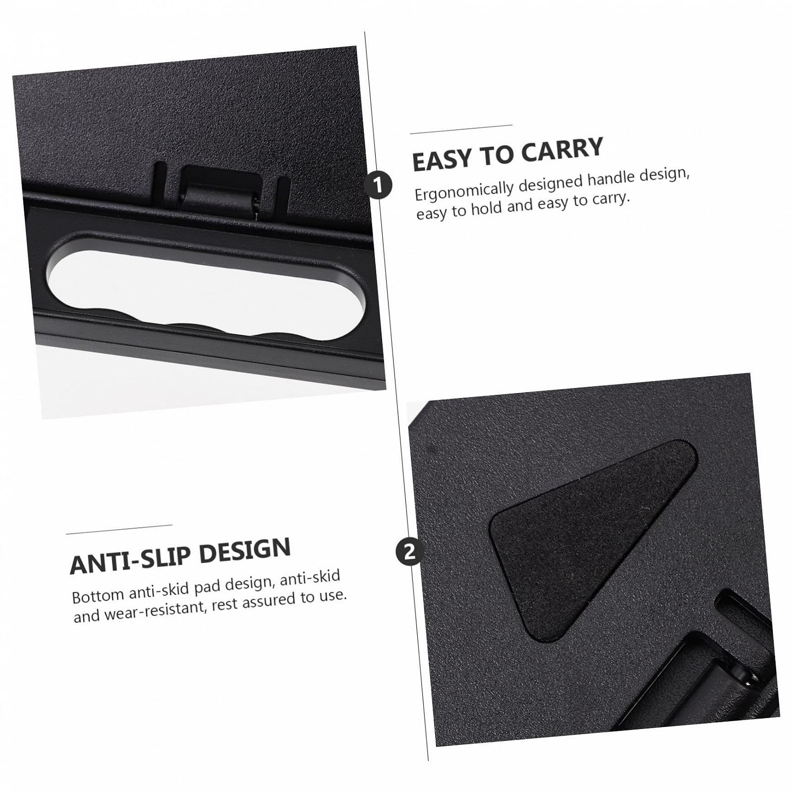 Підставка для ноутбука Обертова Складна Регульована по висоті з тримачем для телефону Ергономічна, фото №9