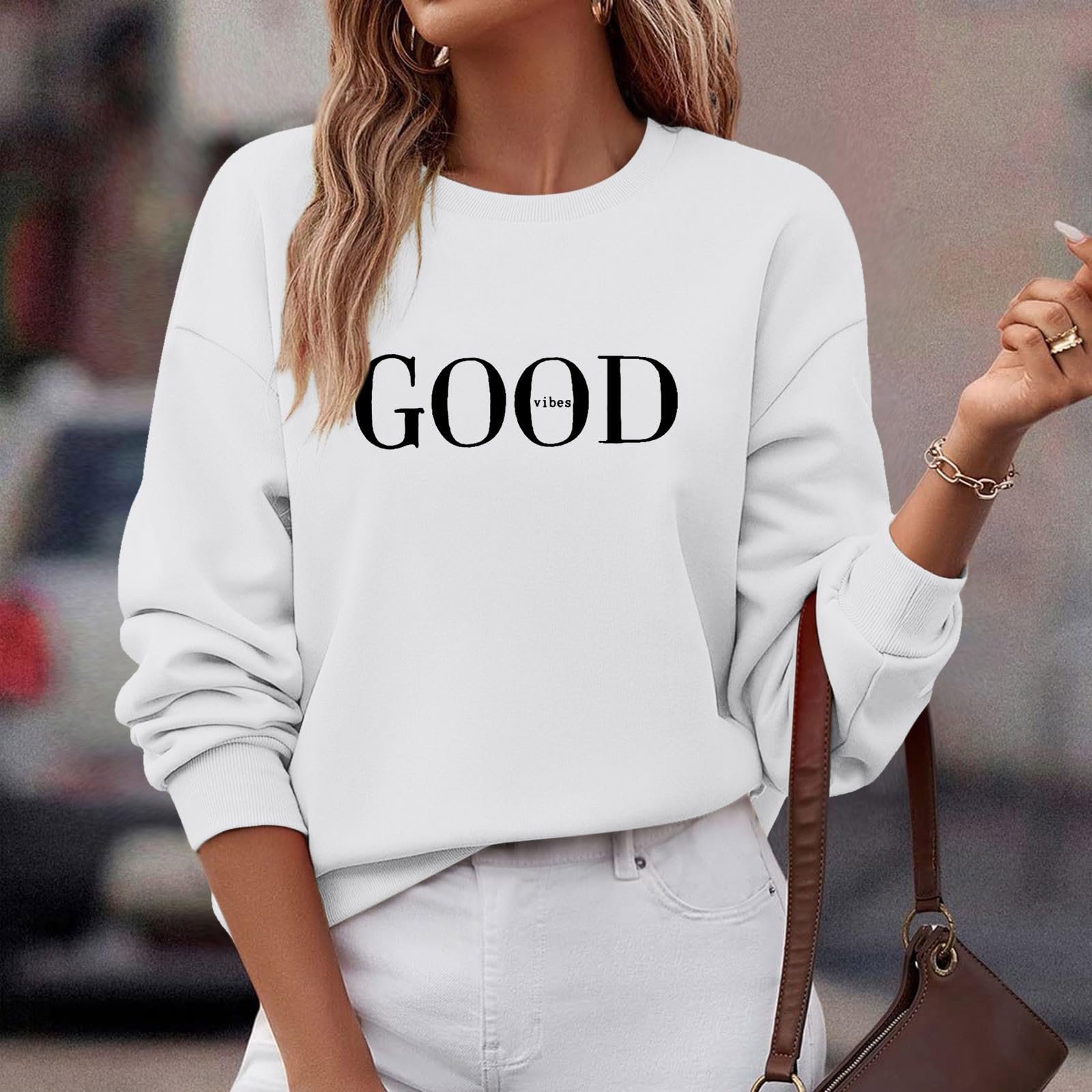 Женский свитшот NNGOTD Базовый с длинными рукавами и круглым вырезом Хлопковый джемпер Осенне-зимний Повседневные топы с длинными рукавами Элегантная блузка Зимний повседневный женский джемпер oversize для леггинсов, фото №4 Женский свитшот NNGOTD Базовый с длинными рукавами и круглым вырезом Хлопковый джемпер Осенне-зимний Повседневные топы с длинными рукавами Элегантная блузка Зимний повседневный женский джемпер oversize для леггинсов, фото №4