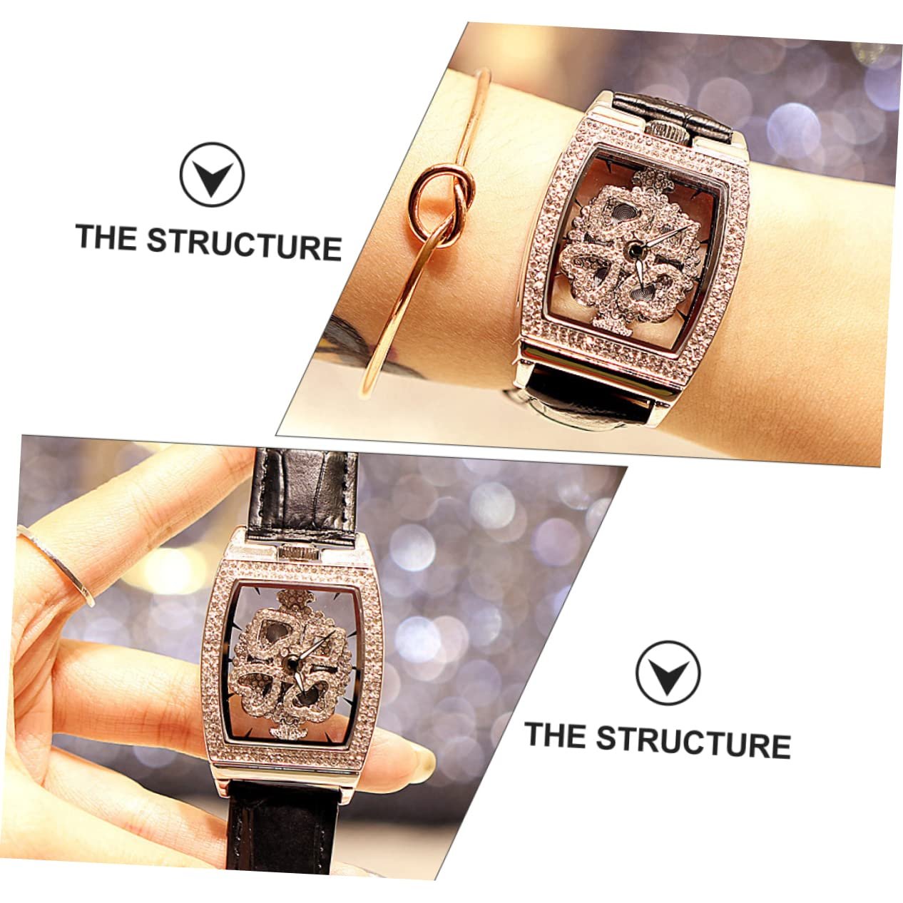 Жіночий Годинник LIFKOME Червоний, фото №6