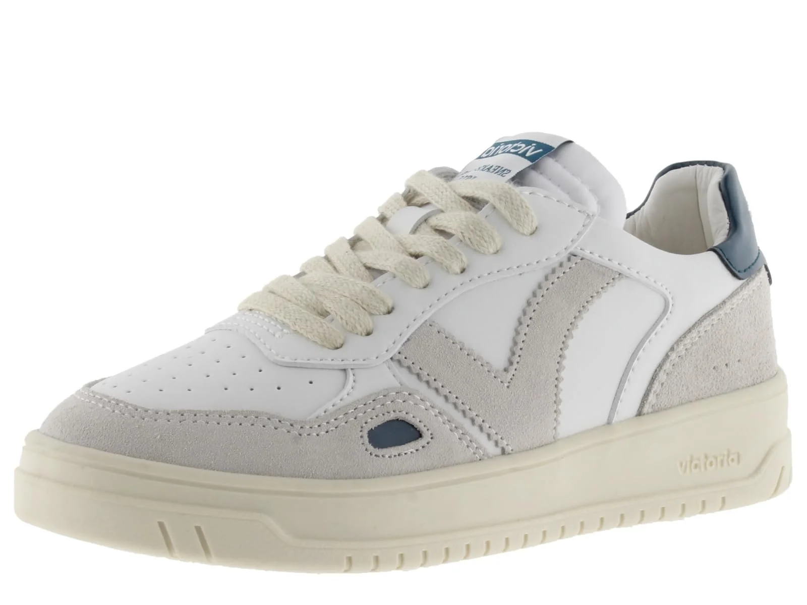 Кеди Victoria Seul Шкіряний ефект, кольорові вставки та вставки зі сплітерної шкіри з контрастом Унісекс, фото №1