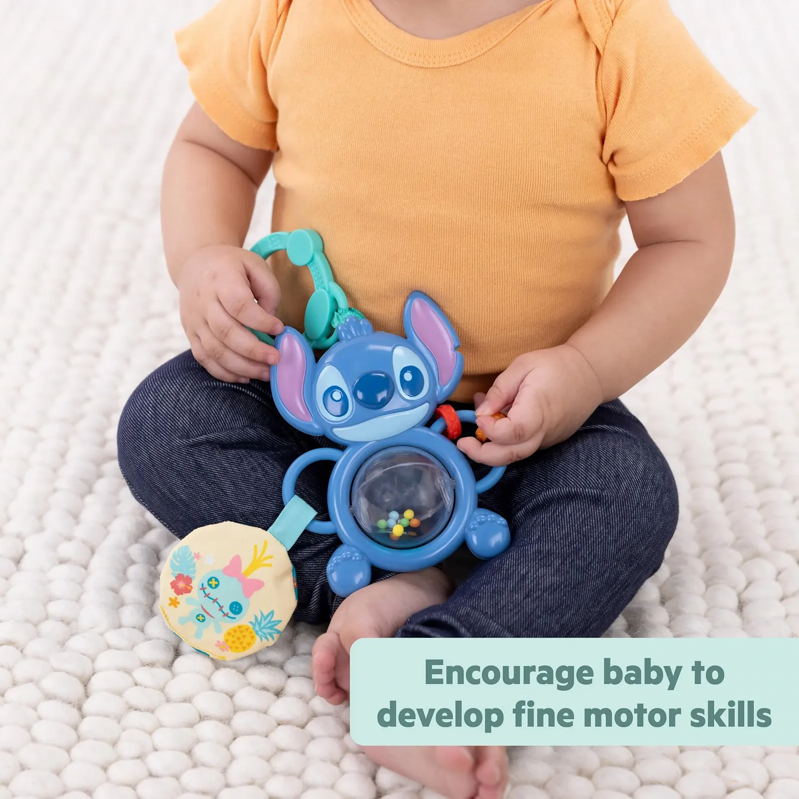Іграшка Bright Starts Disney Baby Stitch Tummy Tumble розвиваюча, унісекс, фото №4