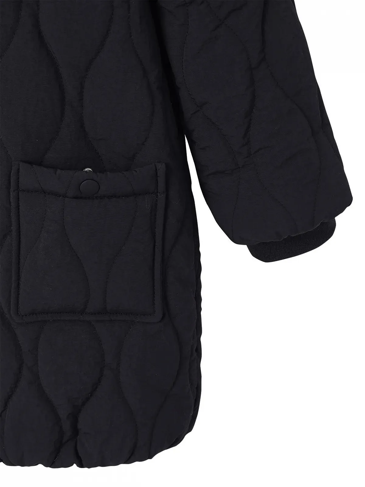 Куртка стеганая VERTBAUDET для девочек с капюшоном из искусственного меха, фото №3 Куртка стеганая VERTBAUDET для девочек с капюшоном из искусственного меха, фото №3