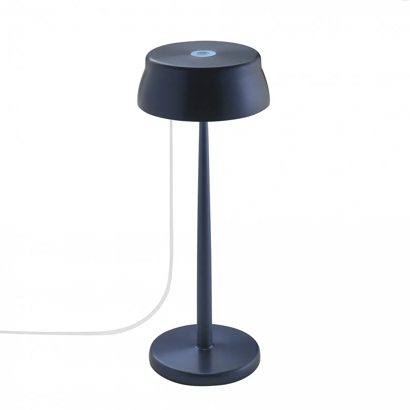Настільна лампа Zafferano Sister Light Акумуляторна Бездротова 2700-4000 K 32,8 см Анодований синій, фото №3