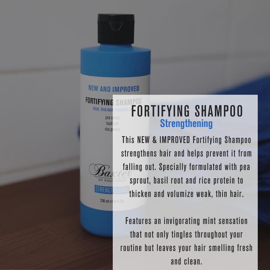 Шампунь Baxter of California Daily Fortifying для щоденного використання для зміцнення та відновлення 236 мл, фото №3