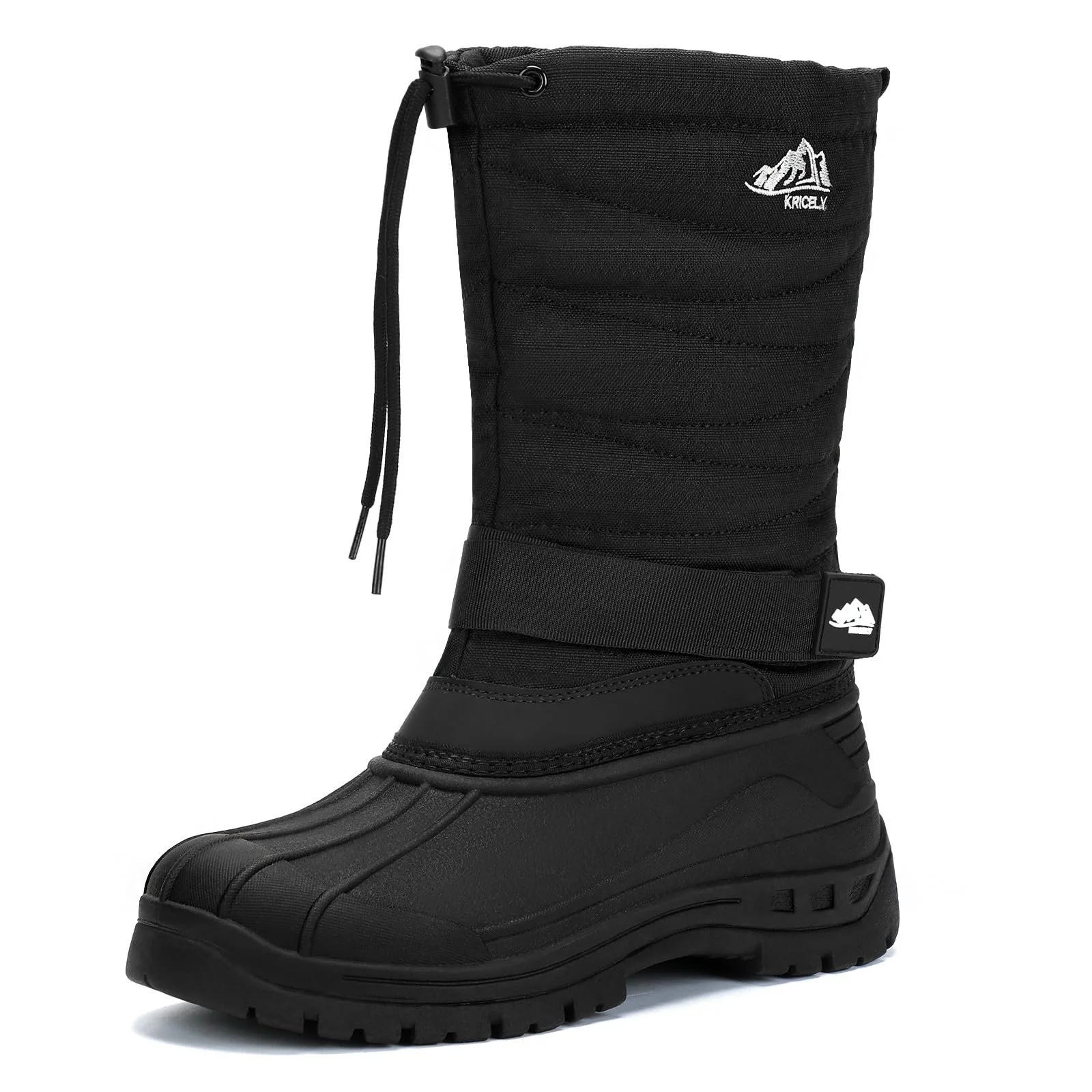 Чоловічі зимові водонепроникні черевики Kricely з теплою підкладкою, нековзкі, фото №1
