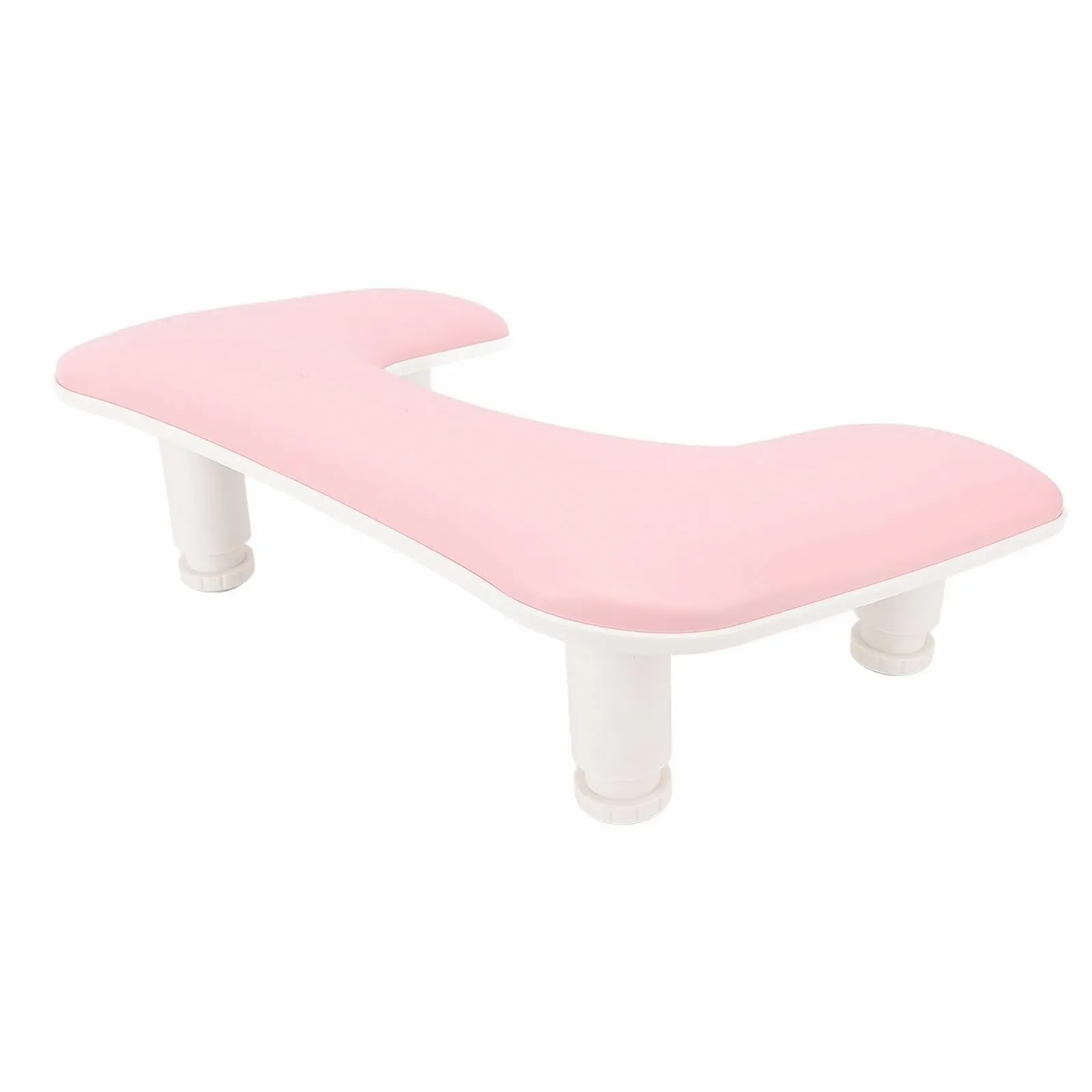 Підставка для рук U-подібна Регульована по висоті для манікюру рожева, фото №3 Підставка для рук U-подібна Регульована по висоті для манікюру рожева, фото №3